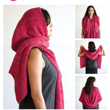 Classic Elite Yarns Hooded Wrap Knitting Pattern