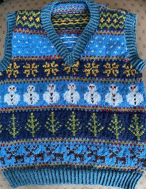 Christmas Sleeveless Jumper