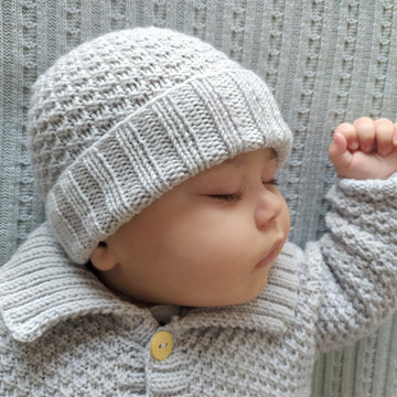 Mossy Baby Hat