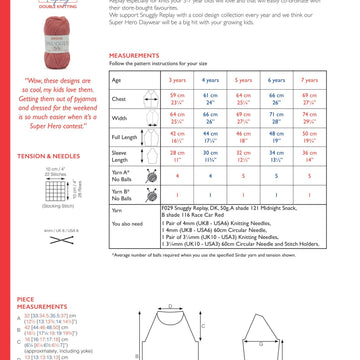 Sirdar Super Web Sweater Jumper Knitting Pattern
