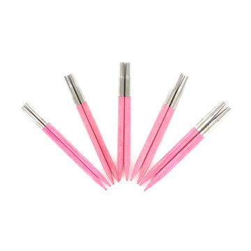 Lykke Blush 3.5" Interchangeable Needles Starter Set in Fuchsia Color