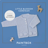 Paintbox Yarns Little Blossom Baby Cardigan Crochet Pattern