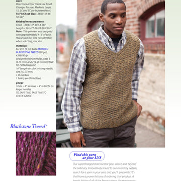 Berroco Romo Vest Knitting Pattern