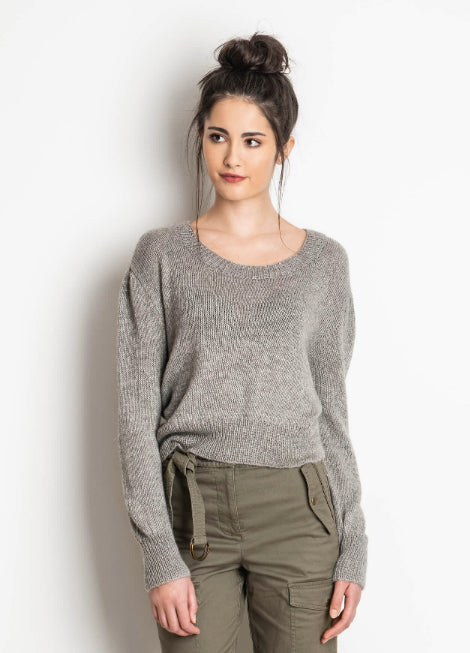 Blue Sky Fibers Lake Melissa Sweater Jumper Knitting Pattern