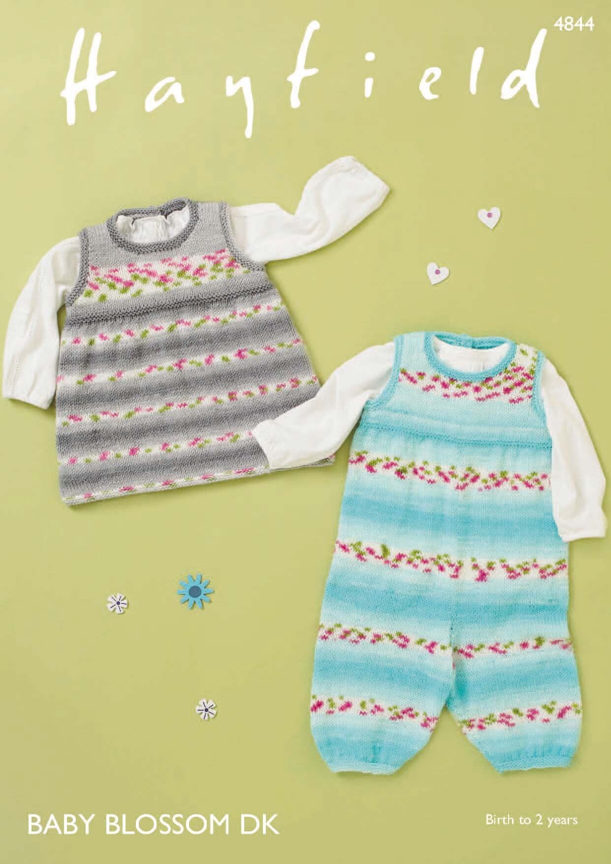 Hayfield Dungarees & Pinafore Dress Knitting Pattern