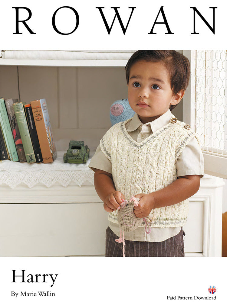 Rowan Harry Slipover Knitting Pattern