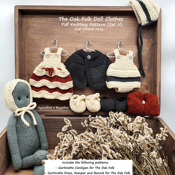 Clothes for The Oak Folk Doll Set N