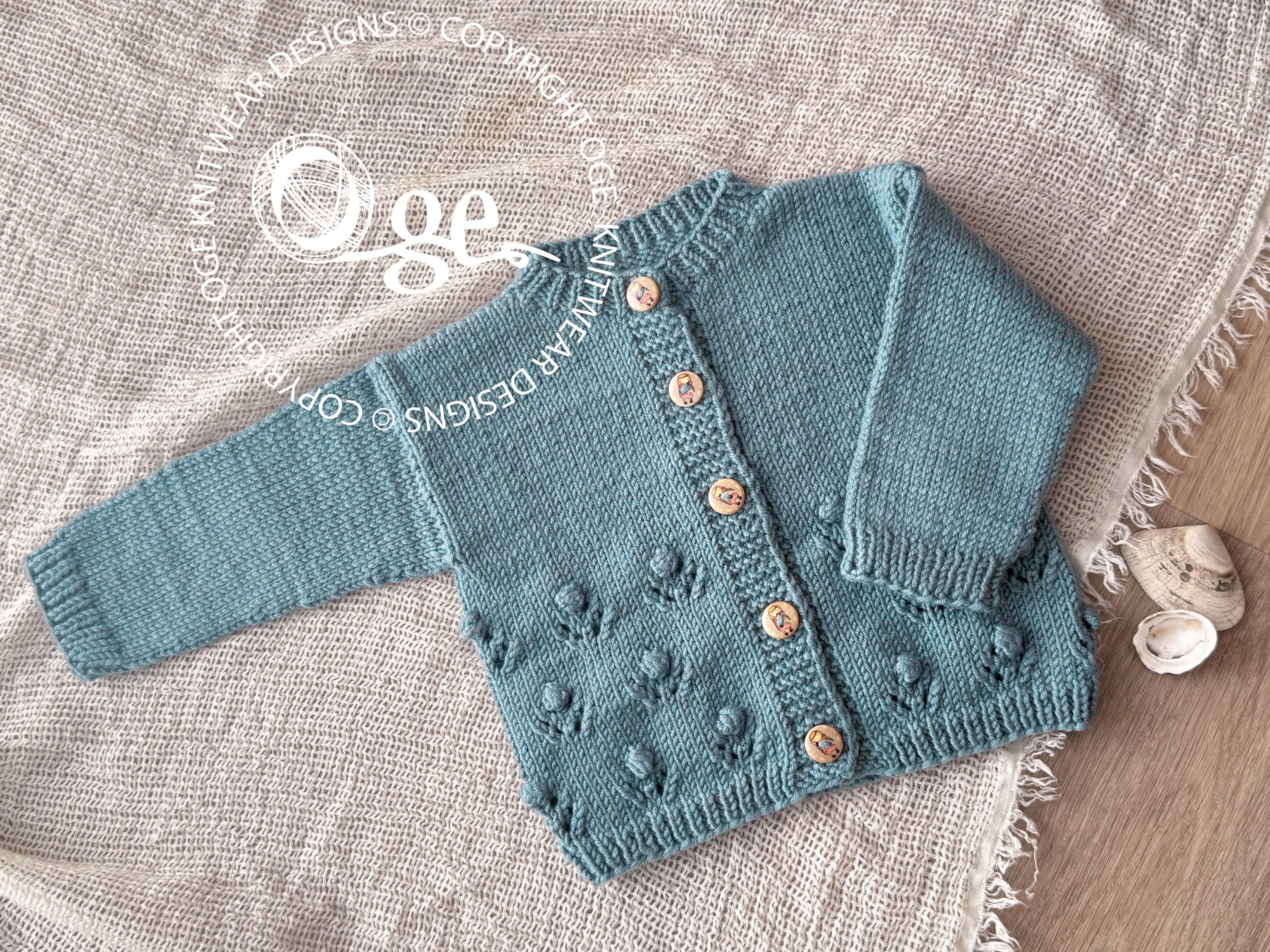 Freckles Bottom Up Cardigan - P289