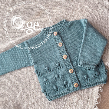 Freckles Bottom Up Cardigan - P289