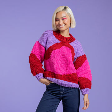 Paintbox Yarns Everyday Surrealist Sweater Knitting Pattern