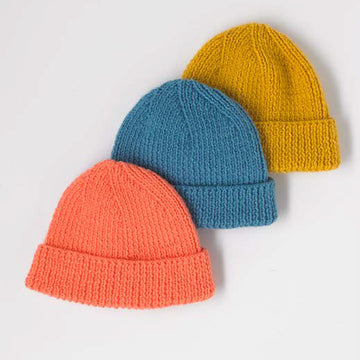 Paintbox Yarns Daylight Beanie Knitting Pattern