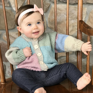 Plymouth Yarn Baby Cardign Cardigan Knitting Pattern