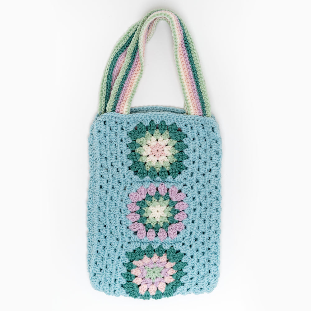 Paintbox Yarns Granny Square Tote Crochet Pattern