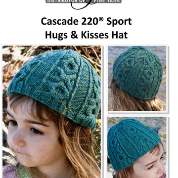 Hugs & Kisses Hat Knitting Pattern