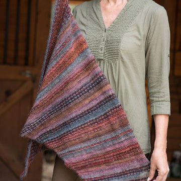 Berroco Broderie Wrap Knitting Pattern