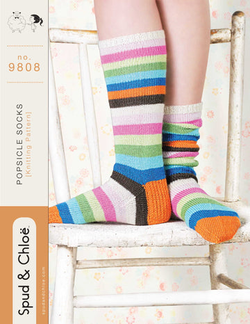 Spud & Chloe by Blue Sky Fibers 9808 Popsicle Socks PDF