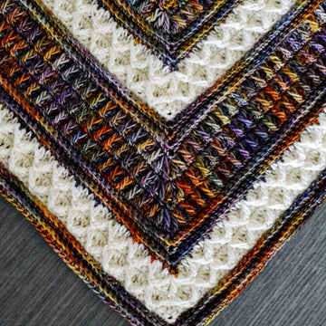 Mindfullness Shawl in Malabrigo Mechita - PDF