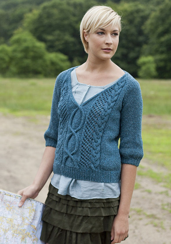Route Sweater Jumper Knitting Pattern