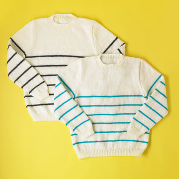 Paintbox Yarns Breton Mens Jumper Knitting Pattern