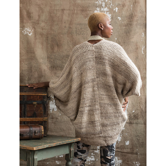 Noro Textured Cocoon Cardi Cardigan Knitting Pattern
