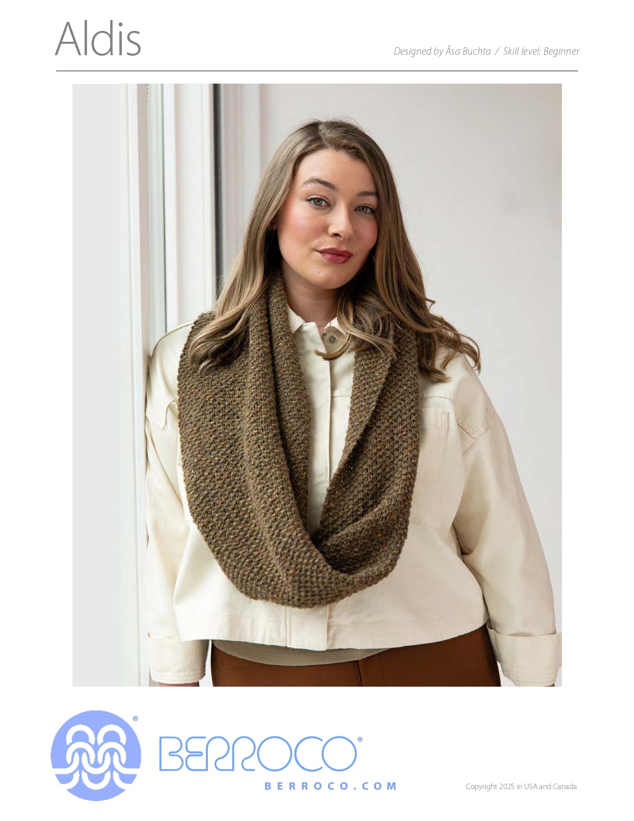 Aldis Scarf Knitting Pattern