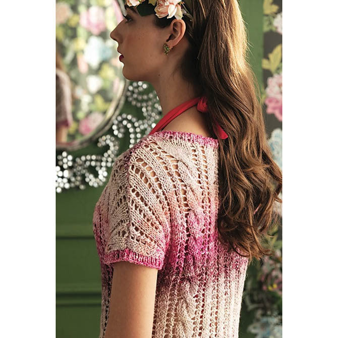 Noro Offset Cable Tee Jumper Knitting Pattern