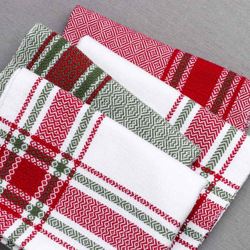 Valley Yarns #305 Deck the Halls Towels