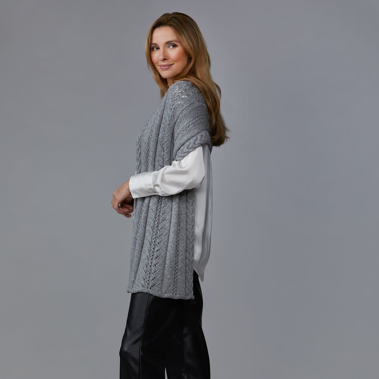 Stacy Charles Fine Yarns Oakleigh Wrap Knitting Pattern