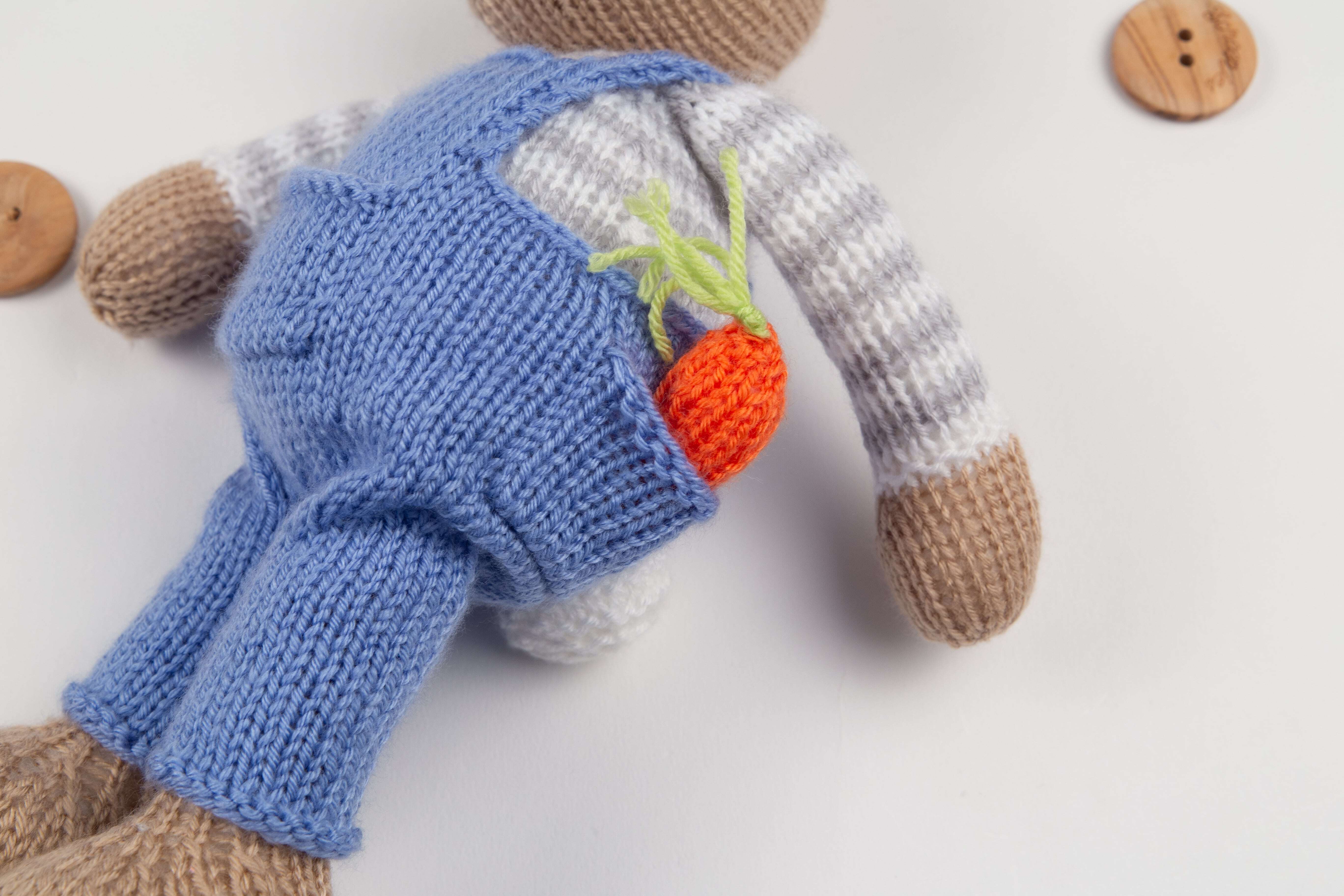 Deramores Bunny Rabbit Toy Knitting Pattern