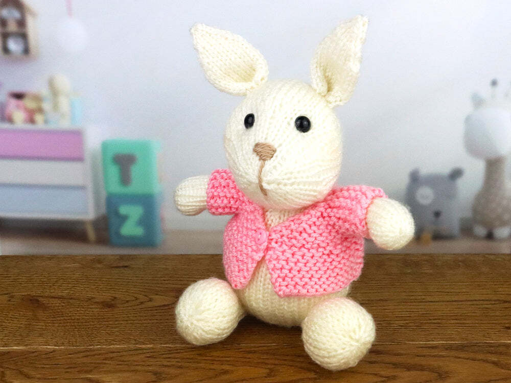 Deramores Bunny Toy Knitting Pattern