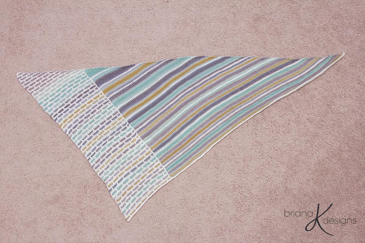 Brick and Mortar Shawl Crochet