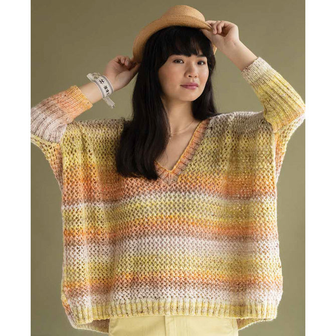 Noro Peach Blossom Jumper Knitting Pattern