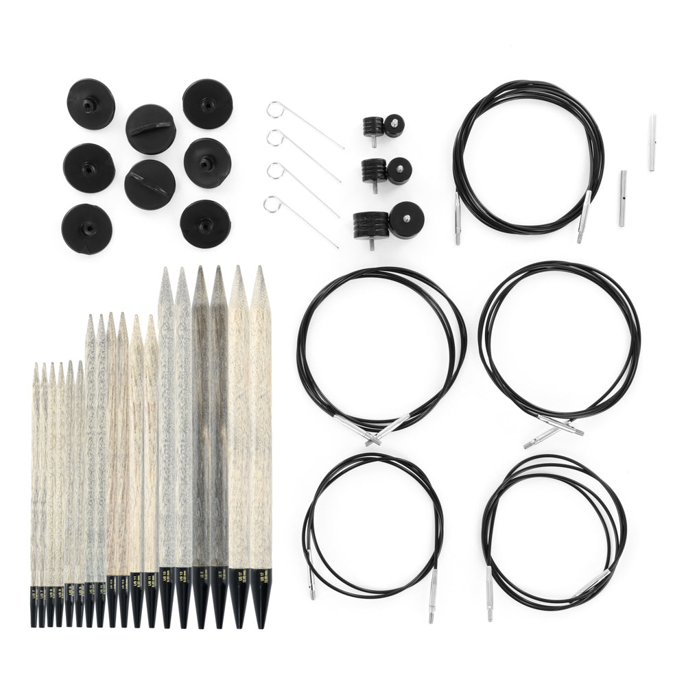 Lykke Driftwood Long Interchangeable Circular Needle Set