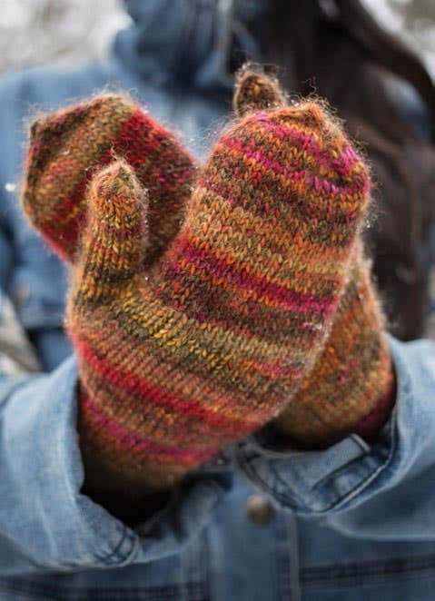 Ruza Mittens Knitting Pattern