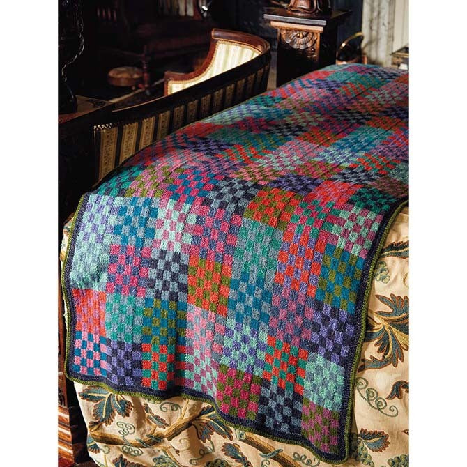 Rowan Checkerboard Blanket Knitting Pattern