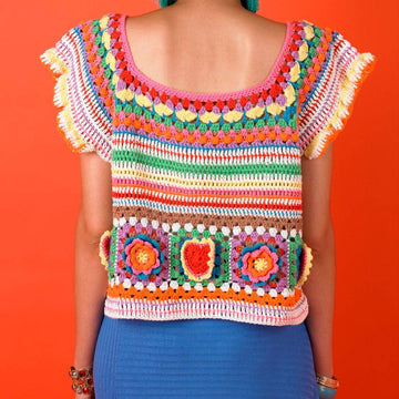 Paintbox Yarns Kahlo Crop Top PDF (Free)