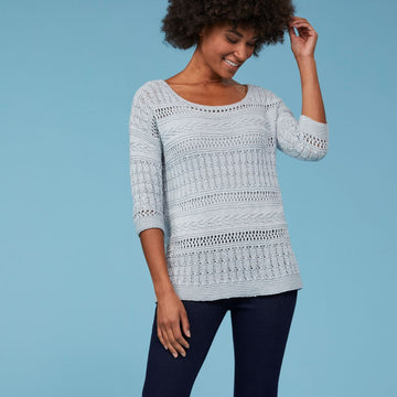 Tahki Yarns Oak Harbor Pullover Knitting Pattern