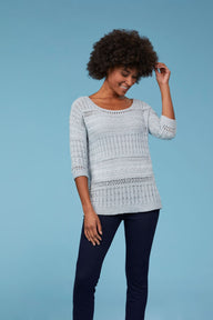 Tahki Yarns Oak Harbor Pullover Knitting Pattern