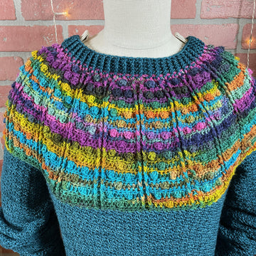 Colorful Popcorn Pullover