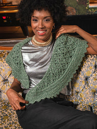 Peridot Shawl Wrap Knitting Pattern
