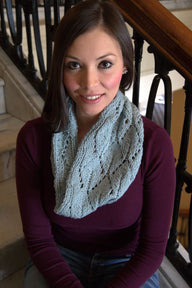 Split Leaf Cowl Knitting Pattern