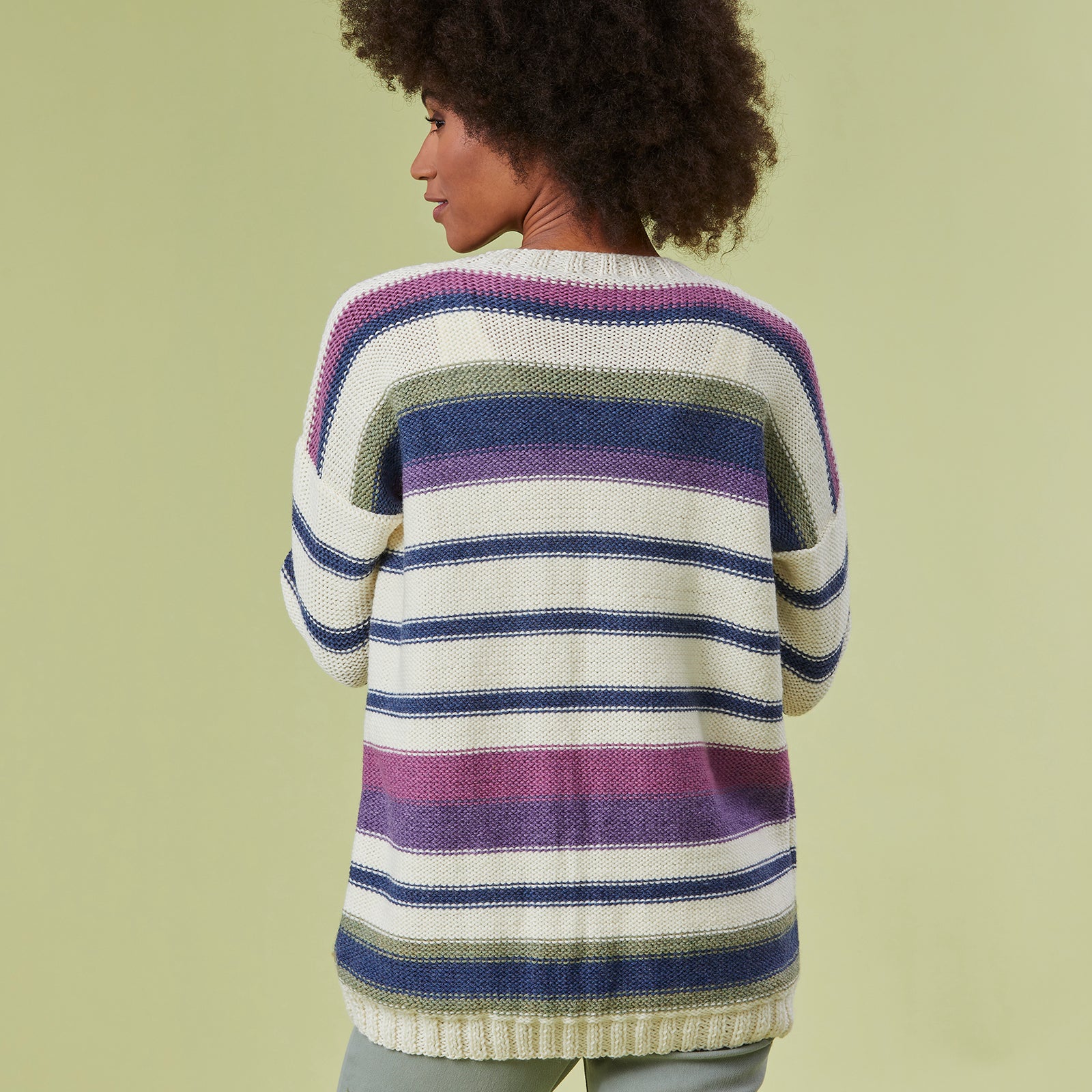 Tahki Yarns Cape May Cardigan Knitting Pattern