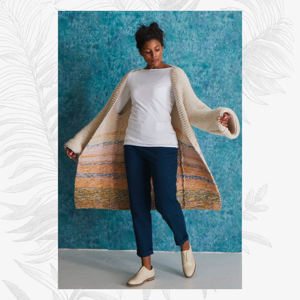 Willow & Lark Sunset Oversized Cardigan Knitting Pattern