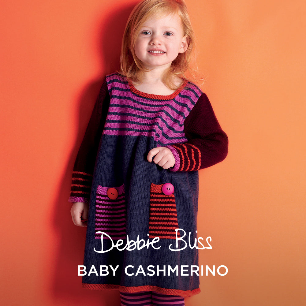 Debbie Bliss Fey Striped Dress Knitting Pattern