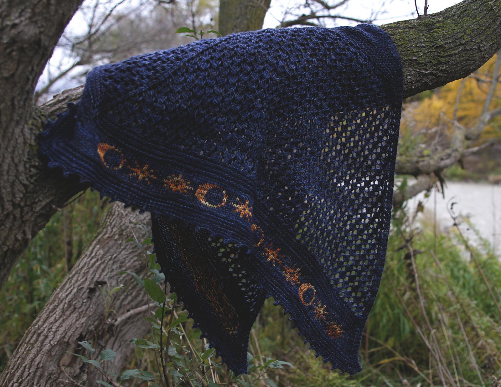 Widdershins Shawl