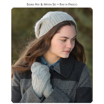 Classic Elite Yarns Sigrid Hat & Mittens Knitting Pattern