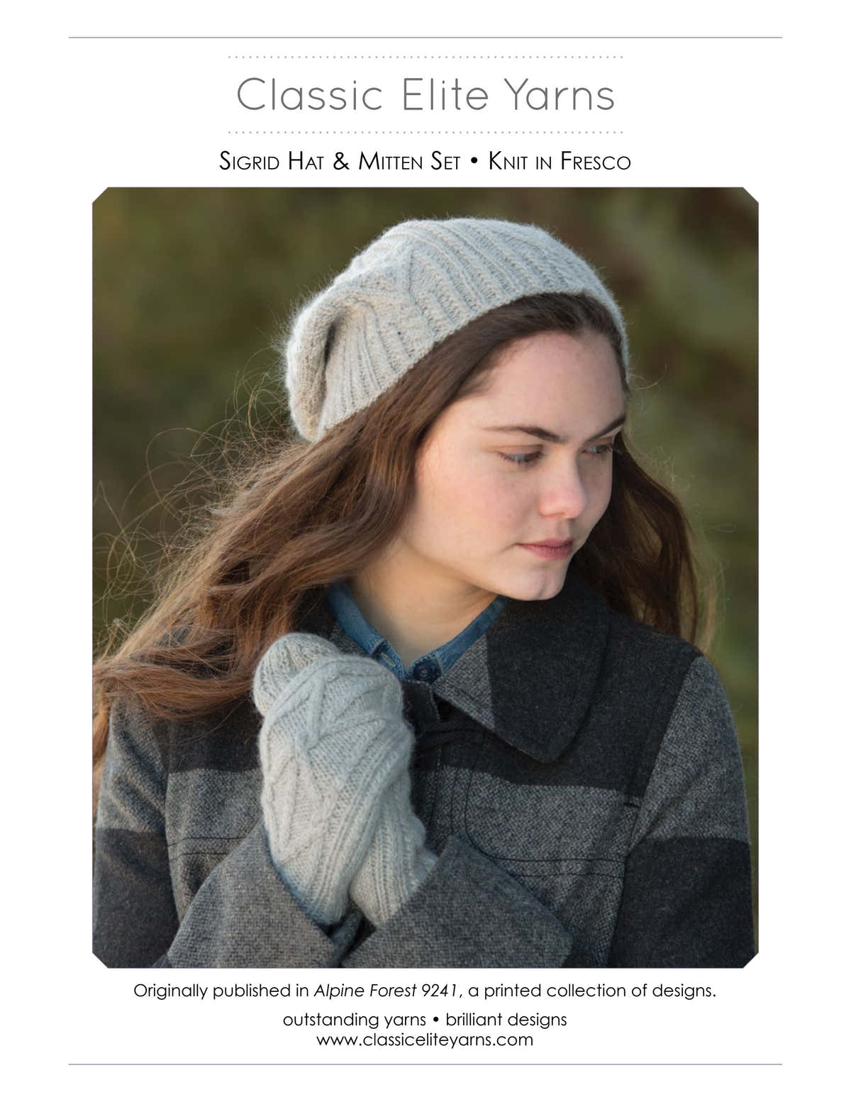 Classic Elite Yarns Sigrid Hat & Mittens Knitting Pattern