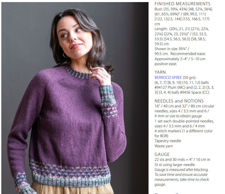 Zazel Sweater Jumper Knitting Pattern