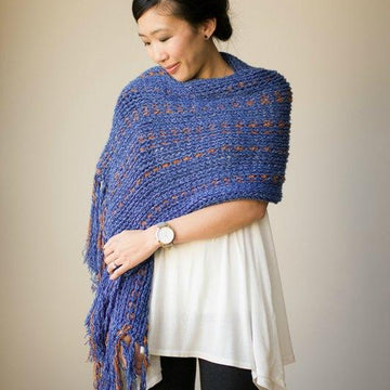 Two-Tone Scarf Wrap