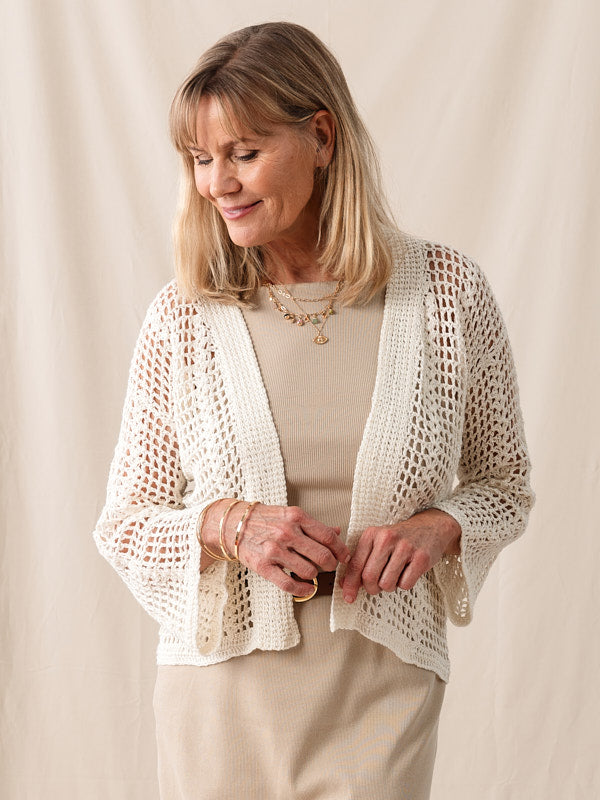 Breton Cardigan Crochet Pattern